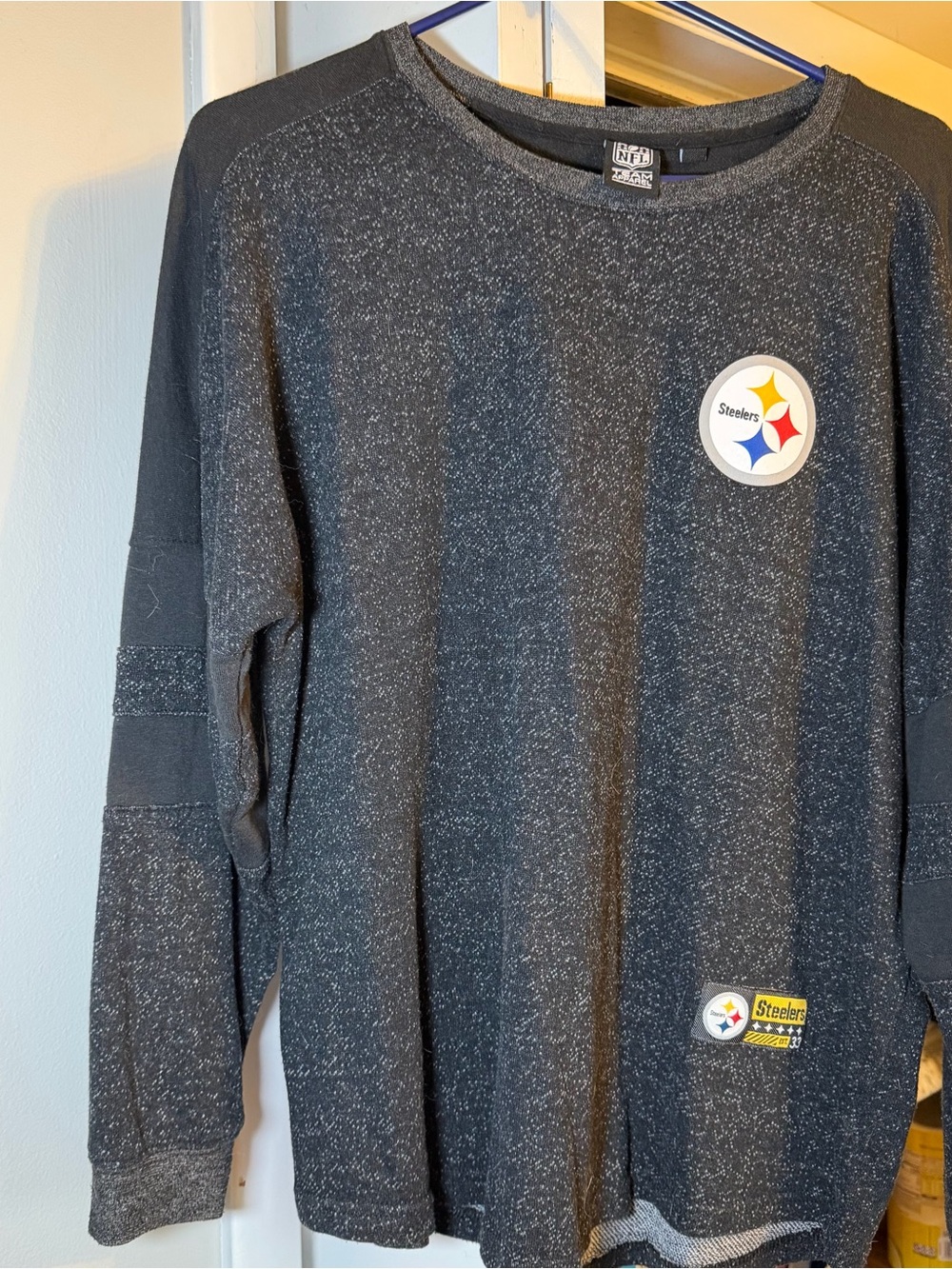 Pittsburgh Steelers NFL Speckled Team Apparel Pullover